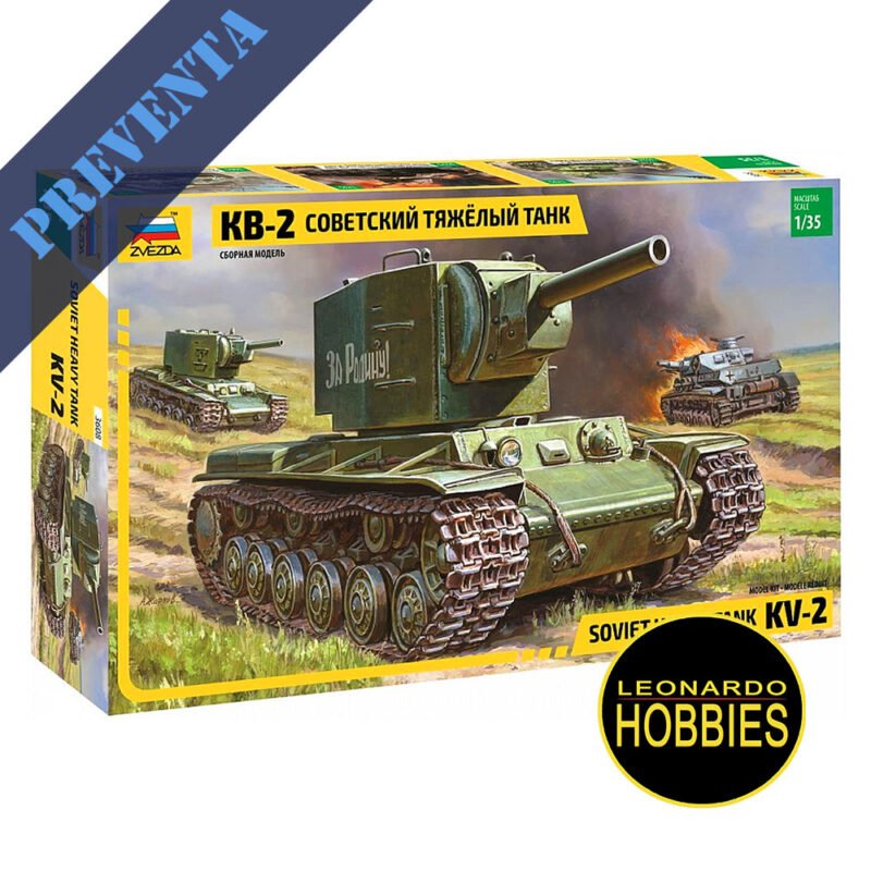 KV-2 Escala 1/35 Zvezda 3608