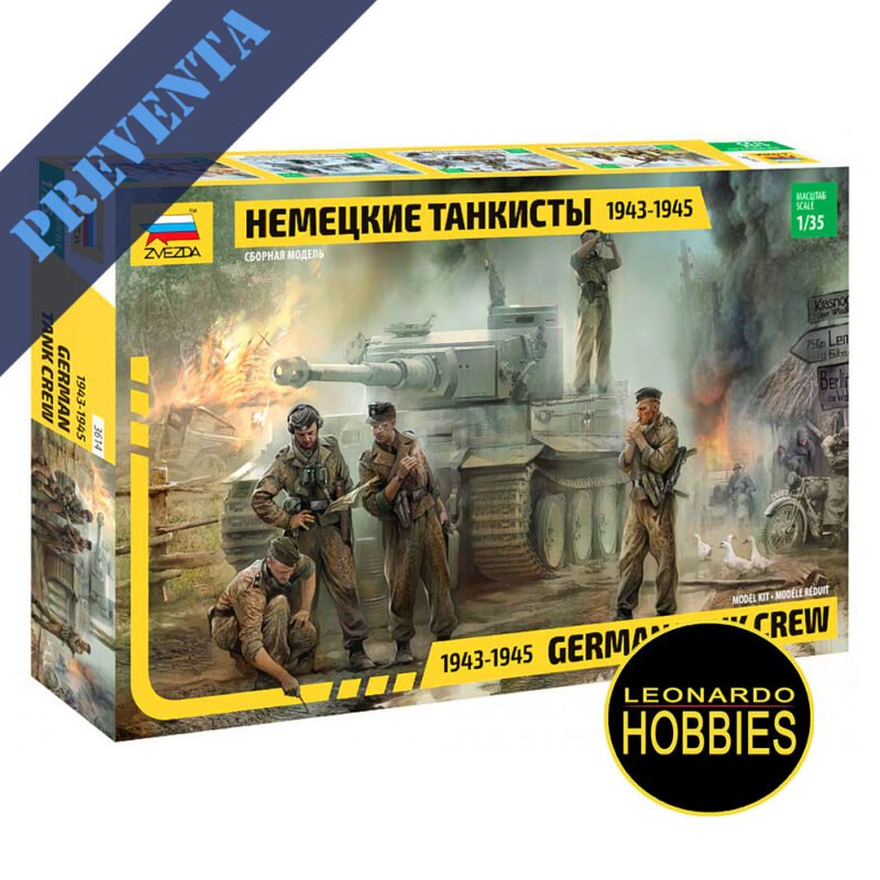 German Tank Crew 1943-1945 Escala 1/35 Zvezda 3614