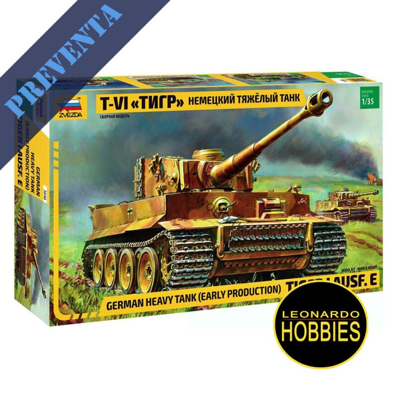 Tiger I Ausf.E Escala 1/35 Zvezda 3646