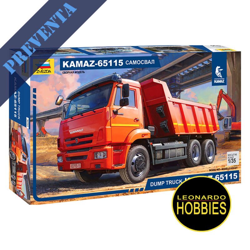 Kamaz 65115 Escala 1/35 Zvezda 3650