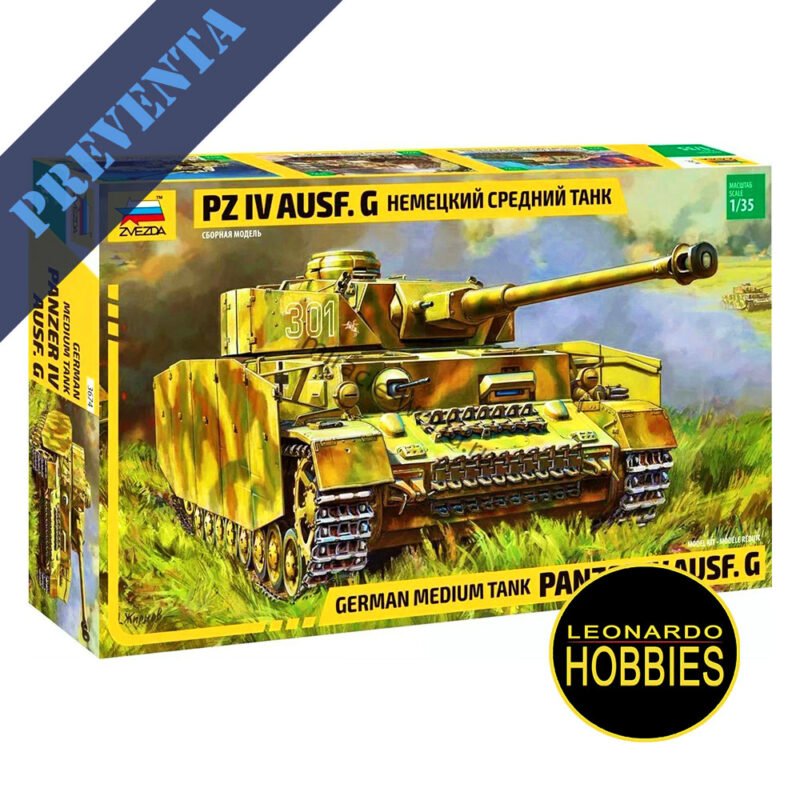 Panzer IV Ausf.G Escala 1/35 Zvezda 3674