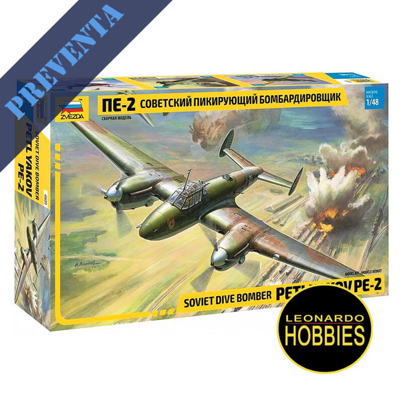 Petlyakov PE-2 Escala 1/48 Zvezda 4809