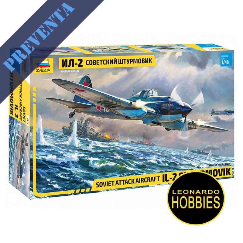 IL-2 Stormovik Escala 1/48 Zvezda 4825