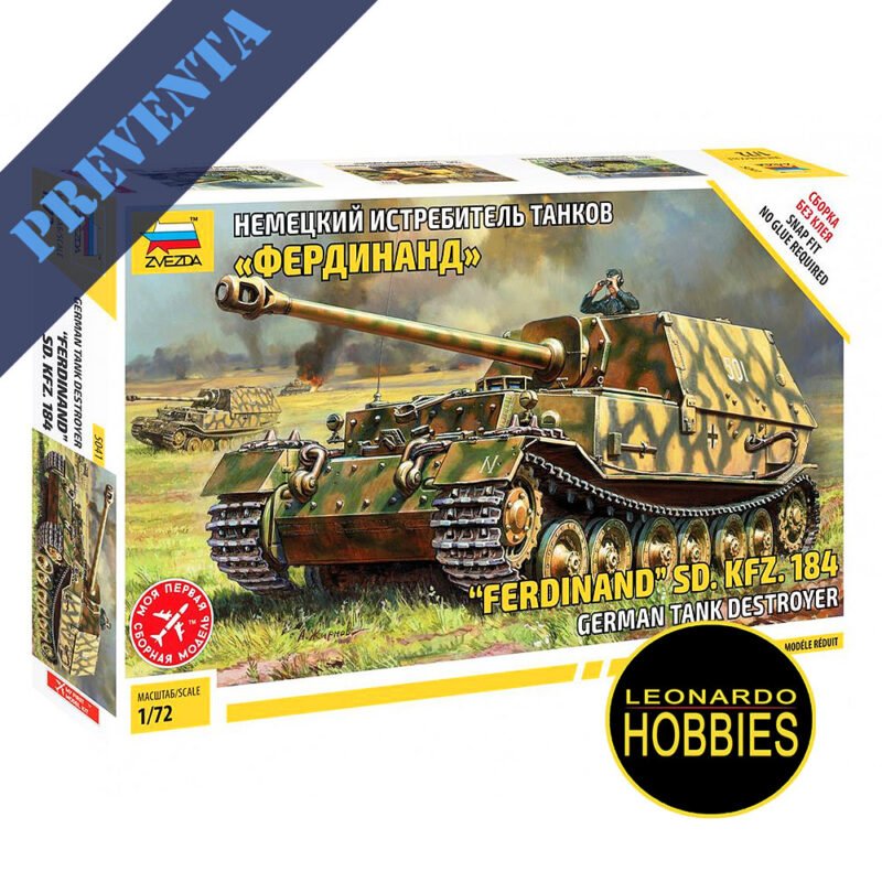Sd. Kfz. 184 "Ferdinand" Escala 1/72 Zvezda 5041