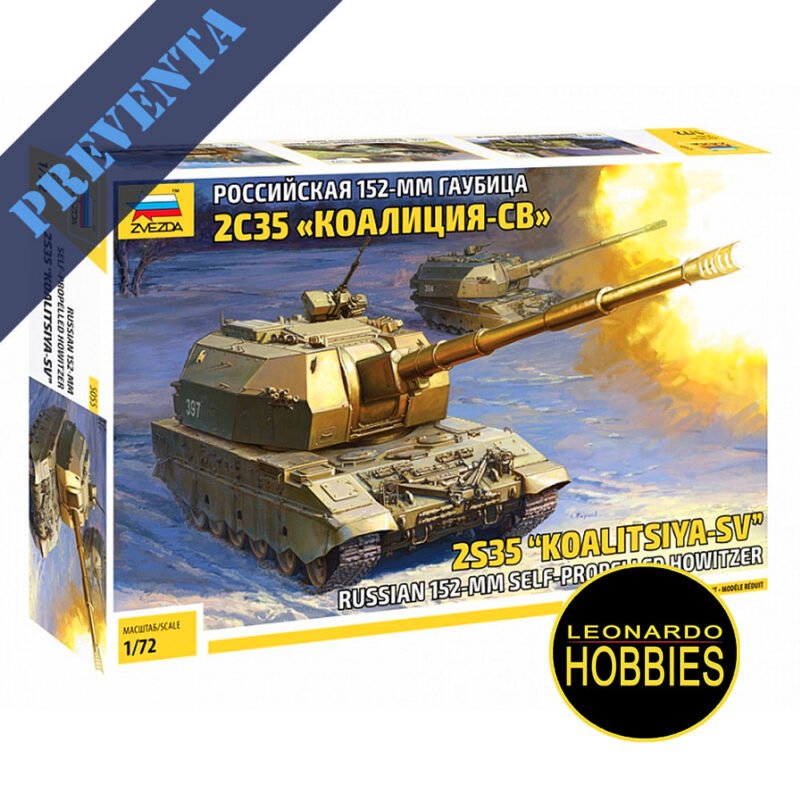 2S35 "Koalitsiya-SV" Escala 1/72 Zvezda 5055