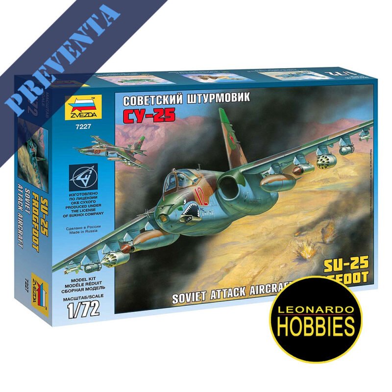SU-25 Escala 1/72 Zvezda 7227