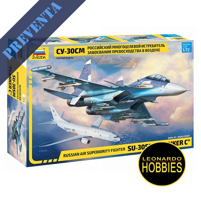 SU-30SM "Flanker C" Escala 1/72 Zvezda 7314