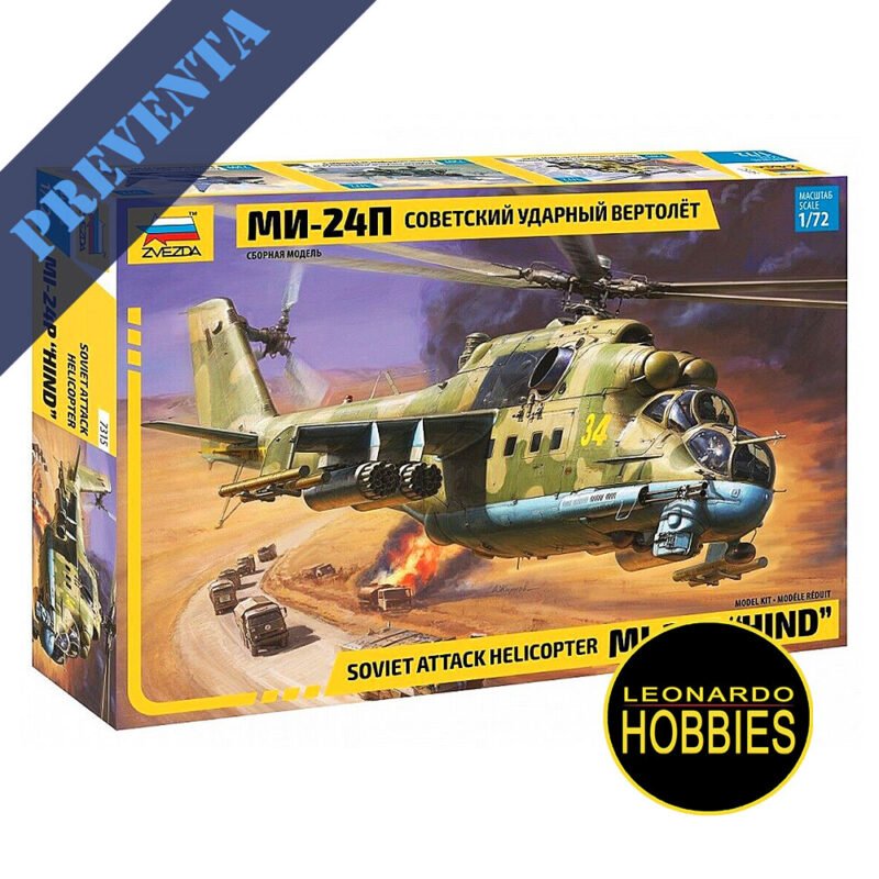 MI-24P "Hind" Escala 1/72 Zvezda 7315