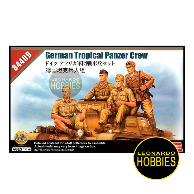 German Tropical Panzer Crew Escala 1/35 Hobby Boss 84409