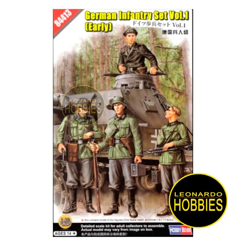 German Infantry Set Vol. 1 (Early) Escala 1/35 Hobby Boss 84413