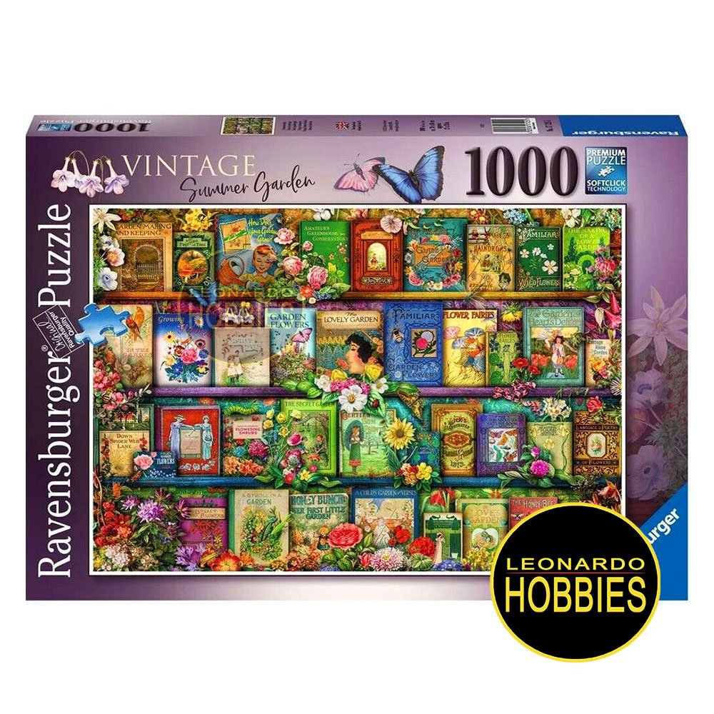 Jardin de Verano Vintage de Aimee Stewart 1000 Piezas Ravensburger 17125 Leonardo Hobbies