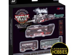 Vintage Train Model con Luz Truquito F8500