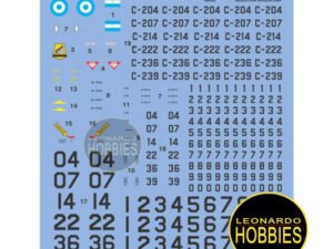 Accesorios, Calcas Argentinas, Calcas para aeromodelos, Calcas para Aviones, Calcas para Barcos, Calcomanías al Agua, Calcomanías Argentinas, Calcos, Calcos para modelismo, Escala 1:100, Escala 1:48, Escala 1:72, Plastimodelismo, Aerocalcas Calcas Leonardo Hobbies