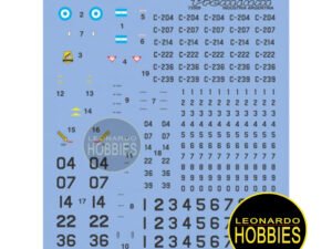 Accesorios, Calcas Argentinas, Calcas para aeromodelos, Calcas para Aviones, Calcas para Barcos, Calcomanías al Agua, Calcomanías Argentinas, Calcos, Calcos para modelismo, Escala 1:100, Escala 1:48, Escala 1:72, Plastimodelismo, Aerocalcas Calcas Leonardo Hobbies