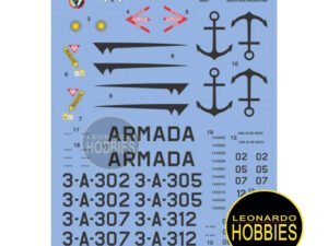 Accesorios, Calcas Argentinas, Calcas para aeromodelos, Calcas para Aviones, Calcas para Barcos, Calcomanías al Agua, Calcomanías Argentinas, Calcos, Calcos para modelismo, Escala 1:100, Escala 1:48, Escala 1:72, Plastimodelismo, Aerocalcas Calcas Leonardo Hobbies