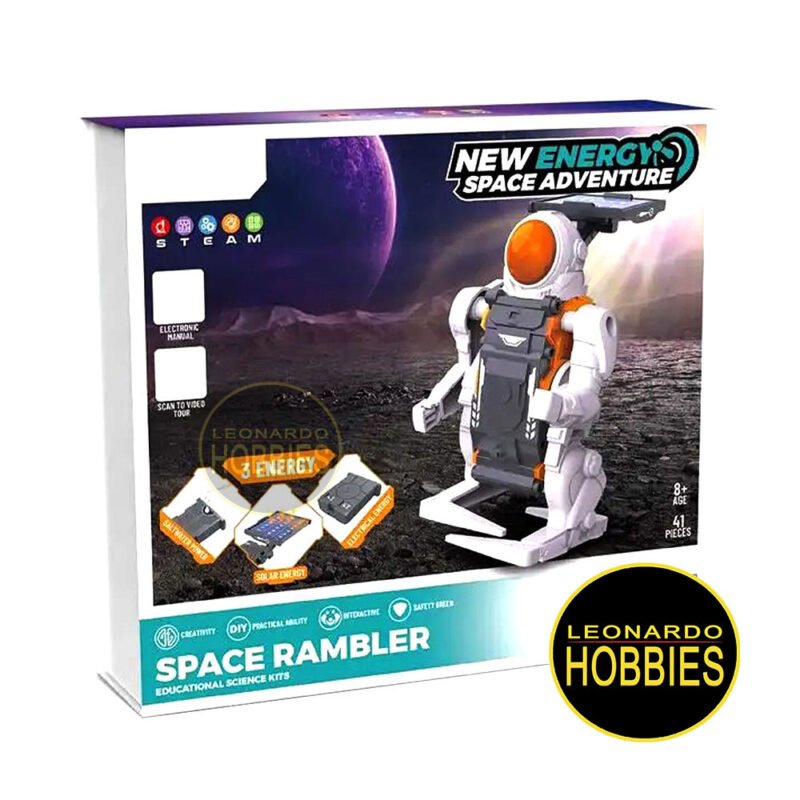"Space Rambler" - Robot para Armar STEAM - Energía solar/Agua salina HTCTK0202
