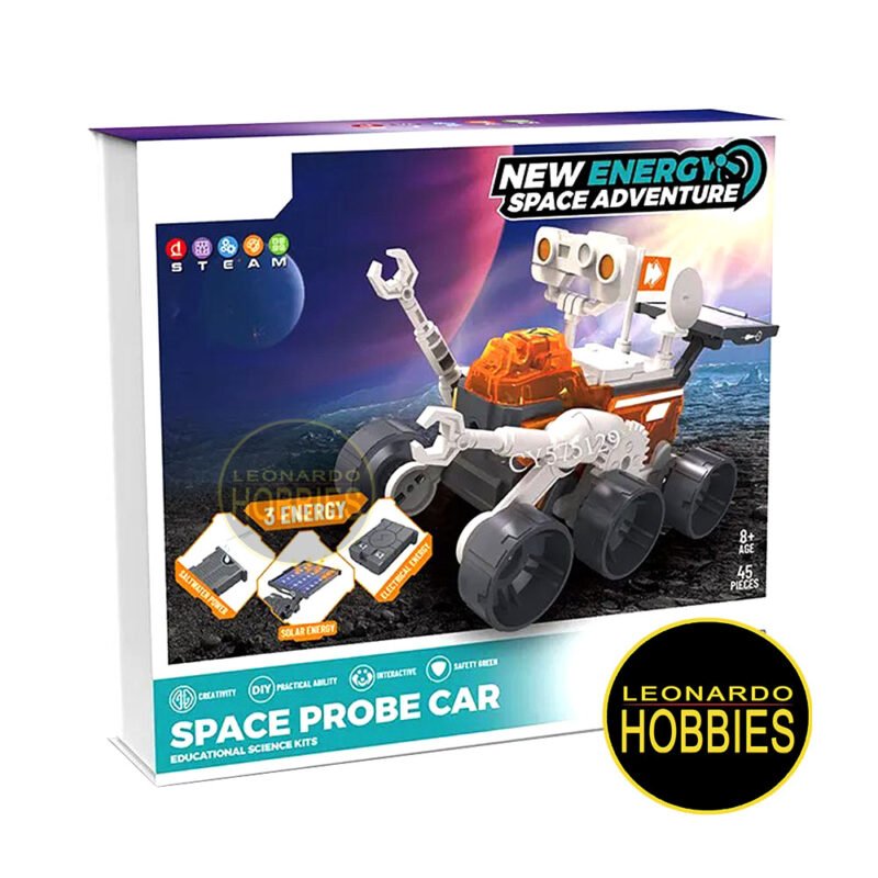 "Space Probe Car" - Vehículo para Armar STEAM - Energía solar/Agua salina HTCTK0204
