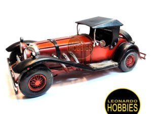 Mercedes Benz SSK Rojo con Techo de Metal VD-007