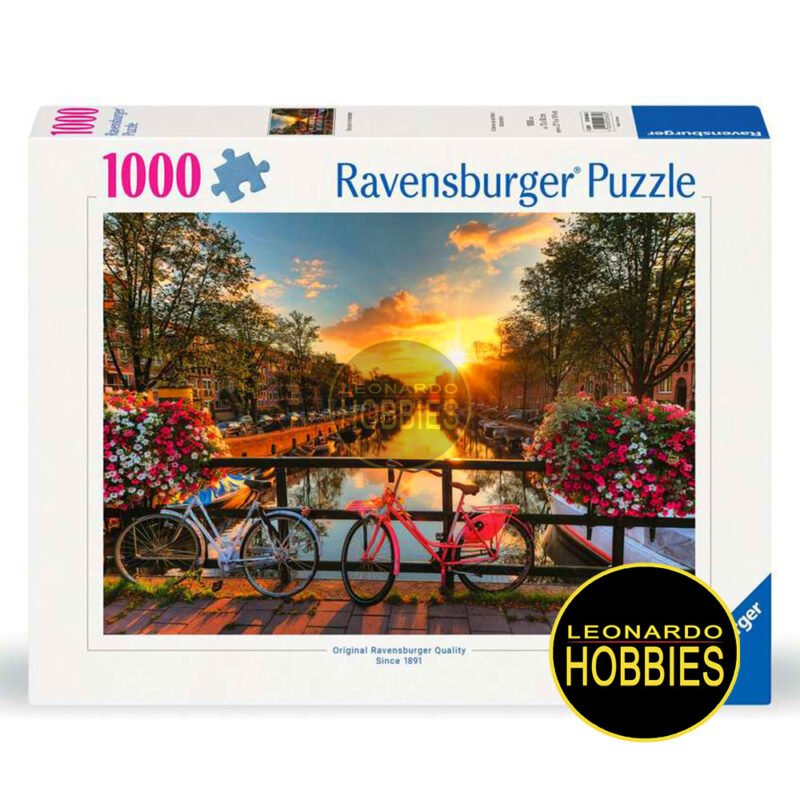 Bicicletas en Ámsterdam 1000 Piezas Ravensburger 12000662