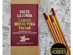 Salta La Linda - Lámina Mural para pintar Mil Mundos LM-013