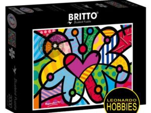 Corazón de Mariposa por Romero Britto 2000 Piezas Bluebird 90025