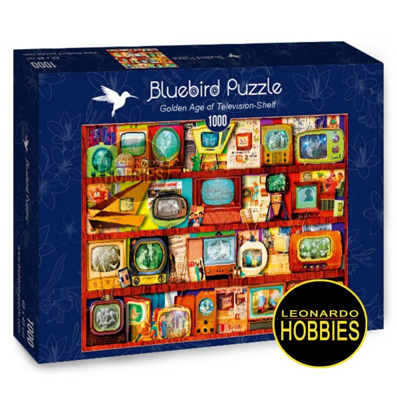 Estantería de la edad de oro de la televisión 1000 Piezas Bluebird 70330