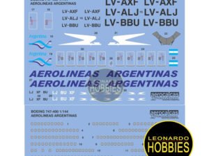 Accesorios, Calcas Argentinas, Calcas para aeromodelos, Calcas para Aviones, Calcas para Barcos, Calcomanías al Agua, Calcomanías Argentinas, Calcos, Calcos para modelismo, Escala 1:100, Escala 1:48, Escala 1:72, Plastimodelismo, Aerocalcas Calcas Leonardo Hobbies