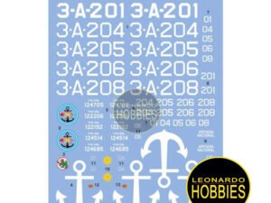 Accesorios, Calcas Argentinas, Calcas para aeromodelos, Calcas para Aviones, Calcas para Barcos, Calcomanías al Agua, Calcomanías Argentinas, Calcos, Calcos para modelismo, Escala 1:100, Escala 1:48, Escala 1:72, Plastimodelismo, Aerocalcas Calcas Leonardo Hobbies