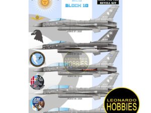Calcomanías para F-16A/B MLU BLOCK 10/15 Argentino Escala 1/72 Far South Models 72-985-8A