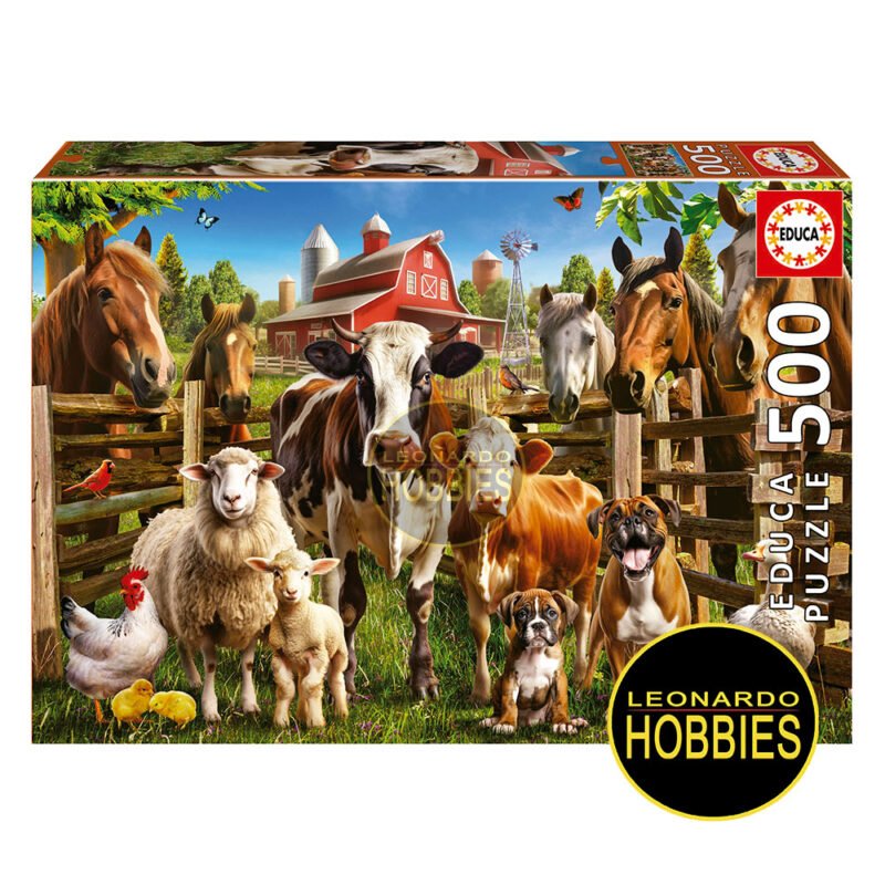Los Traviesos De La Granja 500 Piezas Educa 19905