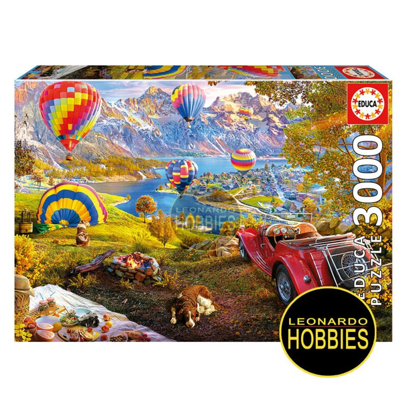 El Valle de los Globos Aerostáticos 3000 Piezas Educa 19947