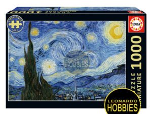 La Noche Estrellada por Vincent Van Gogh 1000 Piezas Miniatura Educa 20247