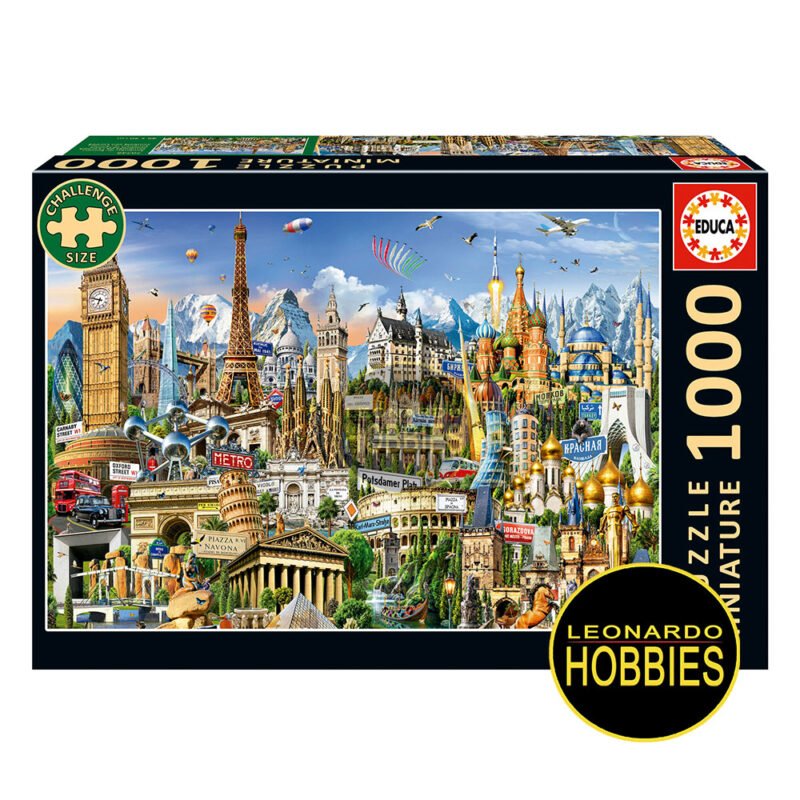 Símbolos de Europa 1000 Piezas Miniatura Educa 20248