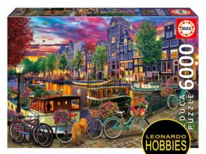 Bicicletas en Ámsterdam 6000 Piezas Educa 20330