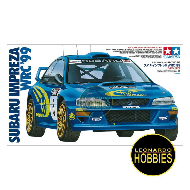 Subaru Impreza WRC '99 Escala 1/24 Tamiya 24218