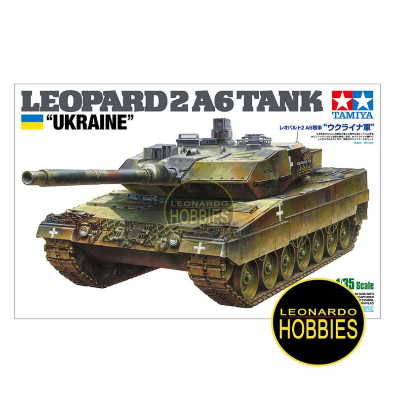 Leopard 2 A6 Tank "Ukraine" Escala 1/35 Tamiya 25207