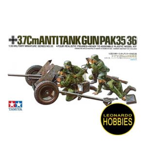 Ger. 37mm Anti-tank Escala 1/35 Tamiya 35035