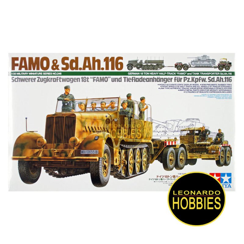 FAMO and Tank Transporter Escala 1/35 Tamiya 35246