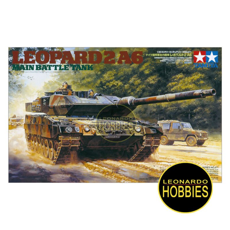 Leopard 2 A6 Main Battle Tank Escala 1/35 Tamiya 35271