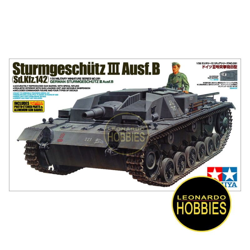 Sturmgeschutz III Ausf. B Escala 1/35 Tamiya 35281