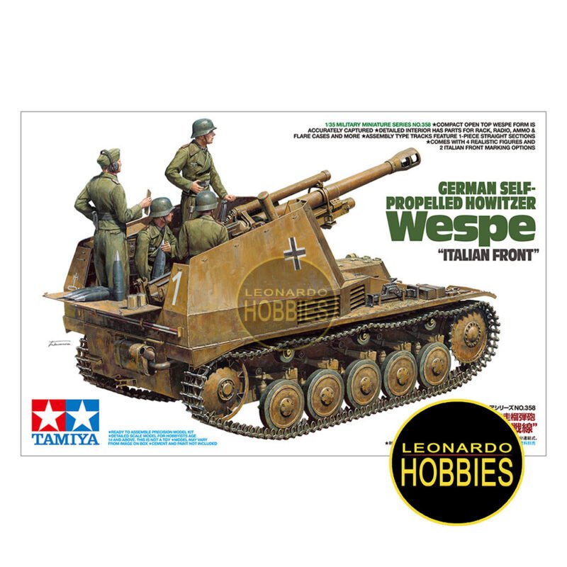 Wespe Italian Front Escala 1/35 Tamiya 35358