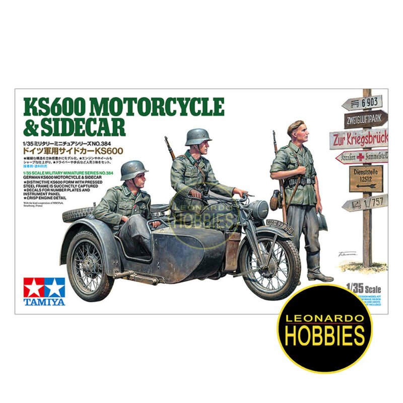 KS600 & Sidecar Escala 1/35 Tamiya 35384