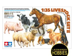 Livestock Set II Escala 1/35 Tamiya 35385