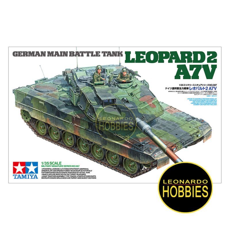Leopard 2 A7V Escala 1/35 Tamiya 35387