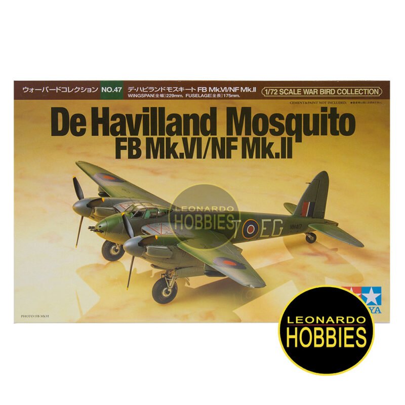 De Havilland Mosquito FB Mk.VI Escala 1/72 Tamiya 60747