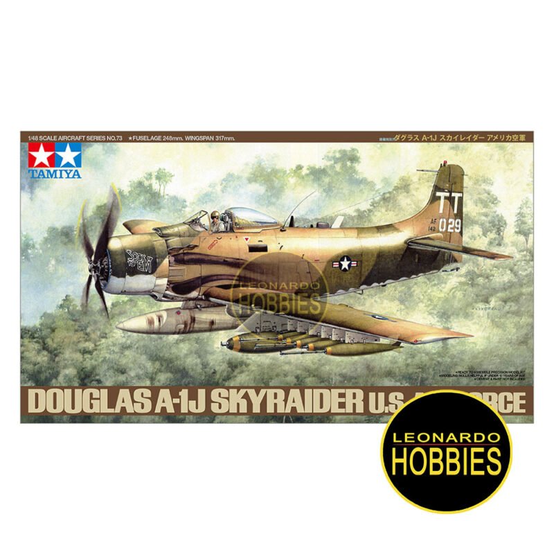 A-1J Skyraider U. S. Air Force Escala 1/48 Tamiya 61073