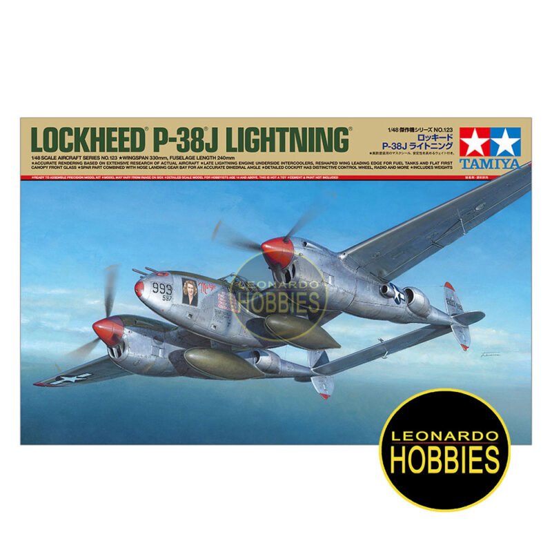 P-38 J Lightning Escala 1/48 Tamiya 61123