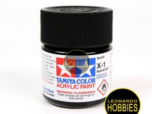 Negro Brillante Tamiya X1 23 ml 81001