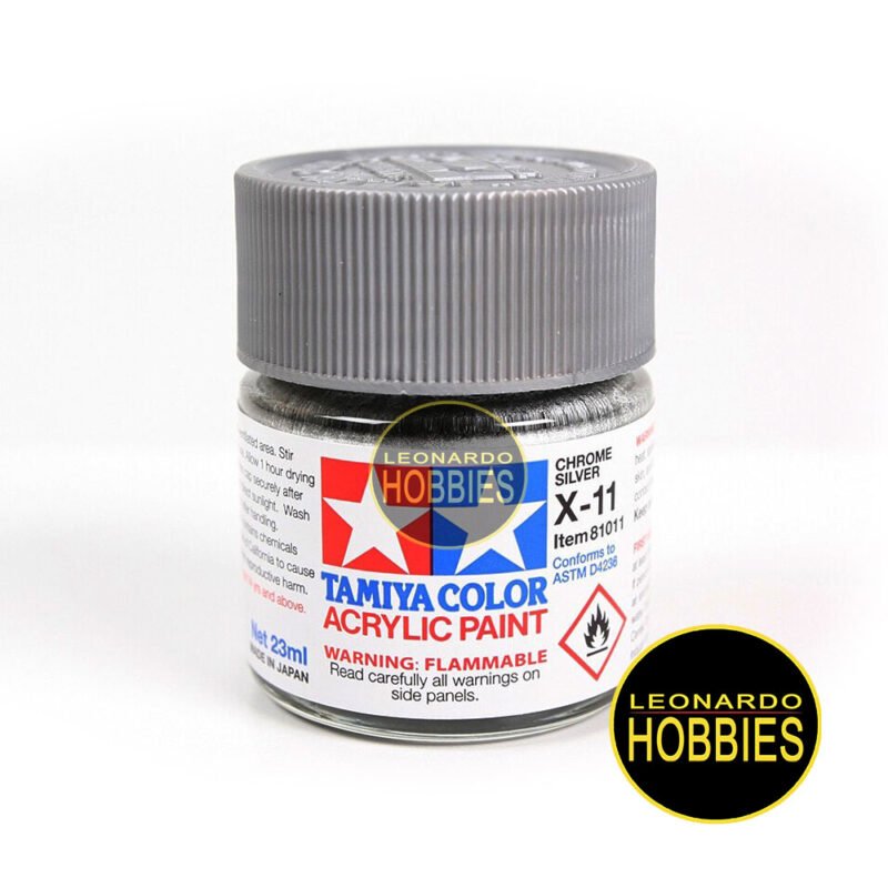 Chrome Silver Tamiya X11 23 ml 81011