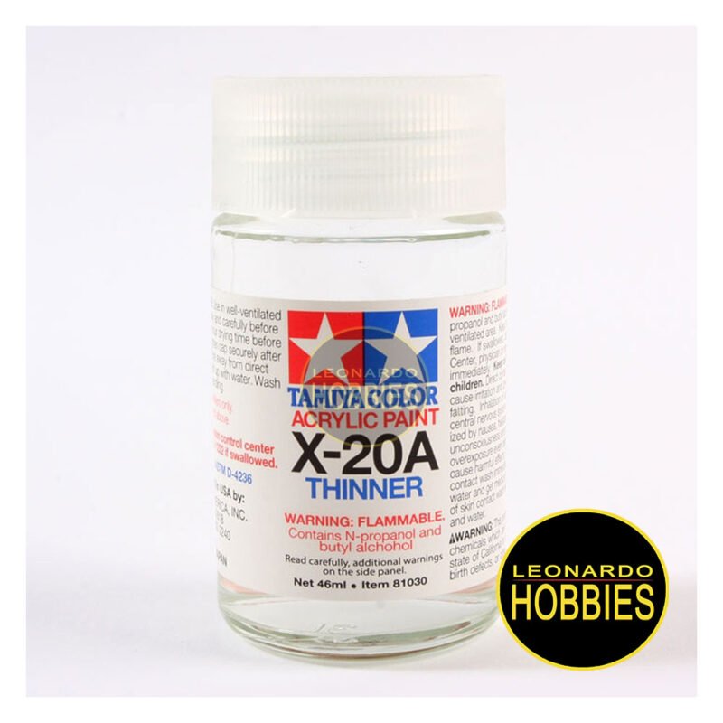 Thinner Acrílico Tamiya X20A 46 ml 81030